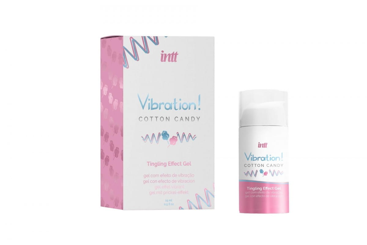 Żel Delikatny smak waty cukrowej Efekt wibracji 15 ml