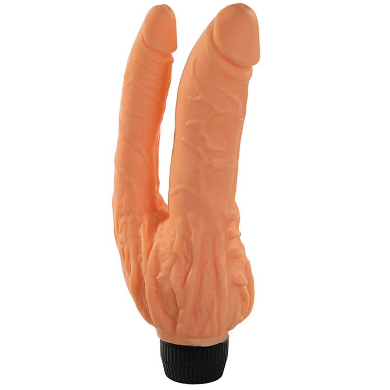 Podwójny  wibrator naturalny Analno waginalny 