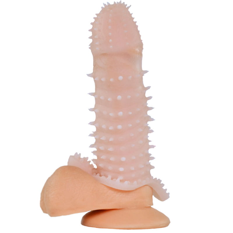 Nakładka na penisa Stymulacja miękkimi wypustkami