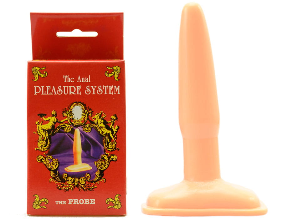 Korek analny z podstawką Mały przekrój 