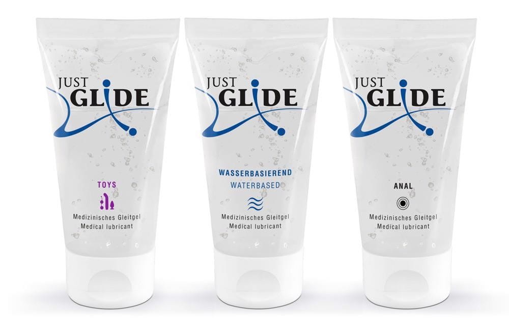 Just Glide Zestaw trzech żeli po 50 ml