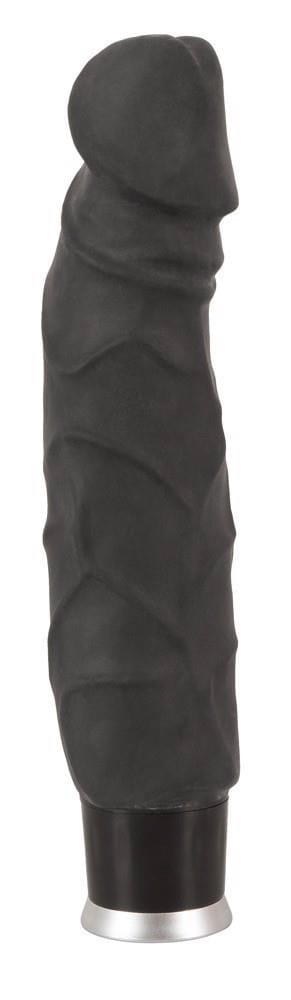 Nature Skin Gruby czarny wibrator