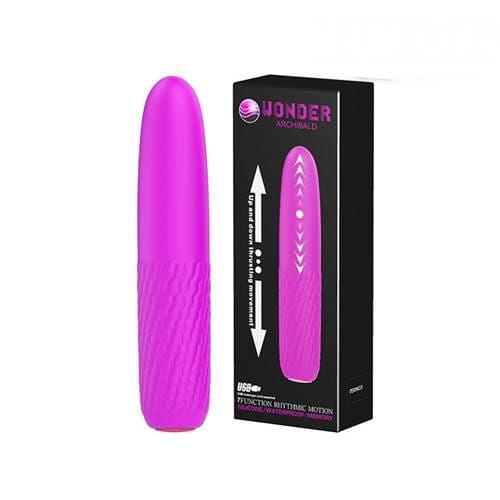 Mocne szarpiące pulsacje Wibrator z akumulatorkiem