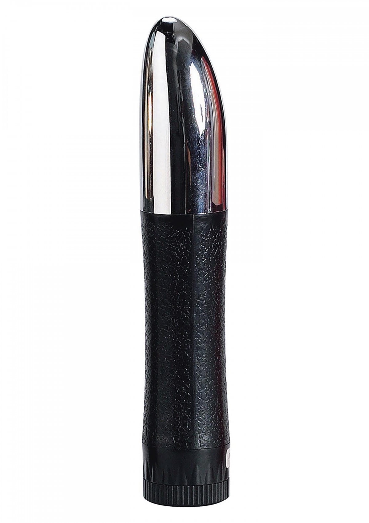 Wibrator klasyczny srebrny metaliczny 