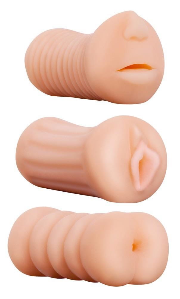 Komplet trzech masturbatorów