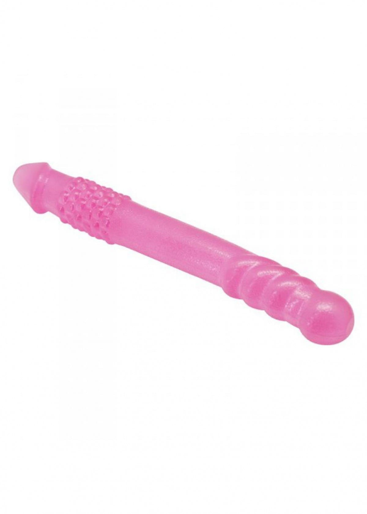 Podwójny penis dla par/singli 25,4/3,2 cm Różowy