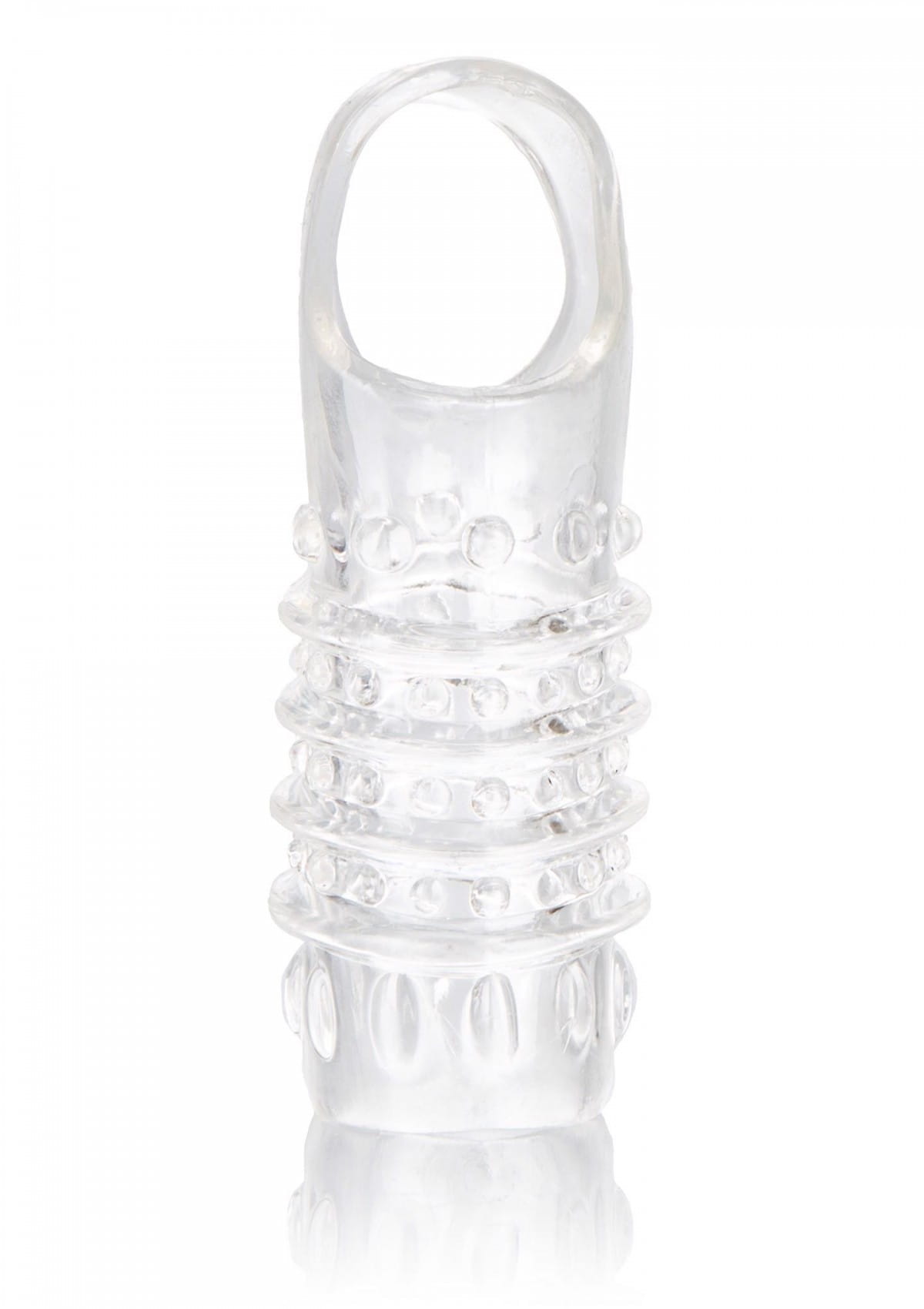 Przelotowa nakładka na penisa z opaską na jądra Nr.3