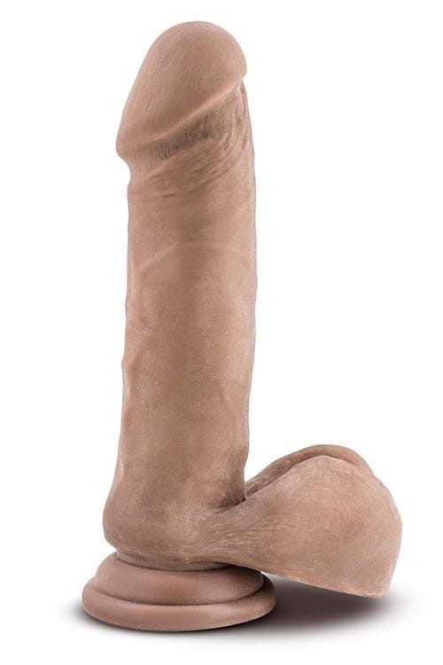 Dildo Penis bez wibracji Brązowy 20,3 cm