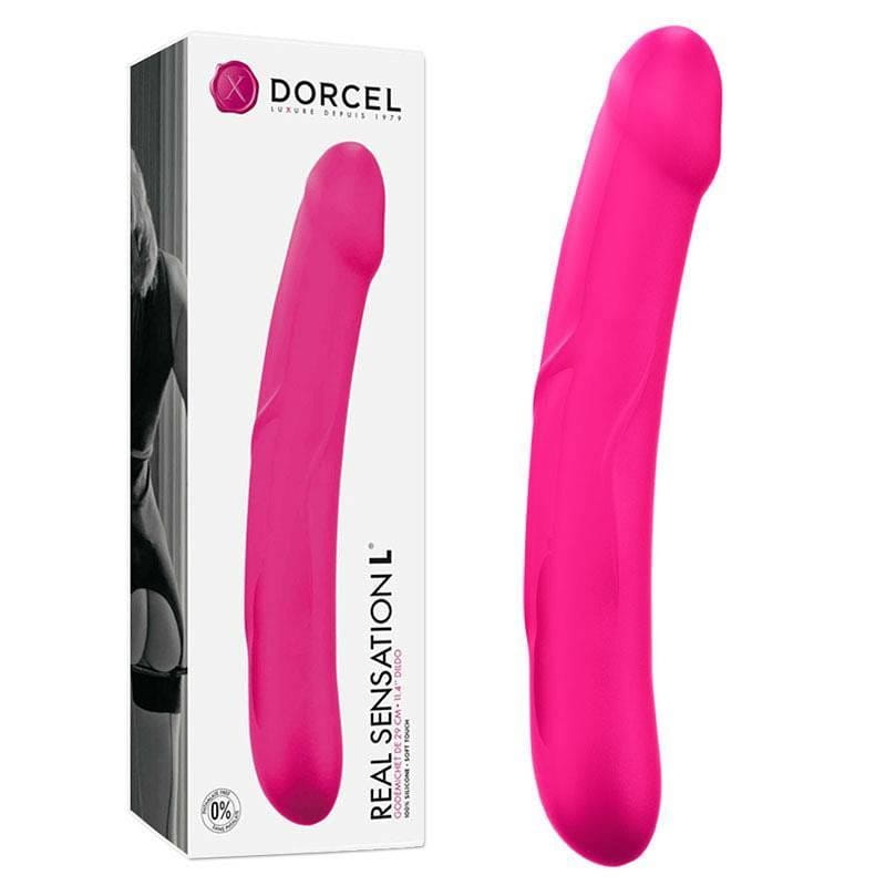 Unisex Podwójne dildo Silikonowy penis W 29 cm