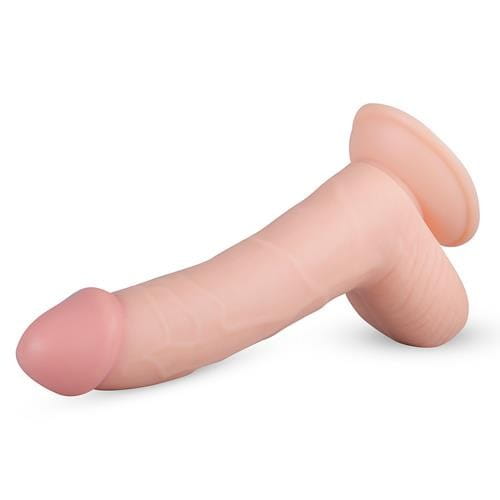 Giętki penis do ściany lub strap-ona 22 x 4,5 cm
