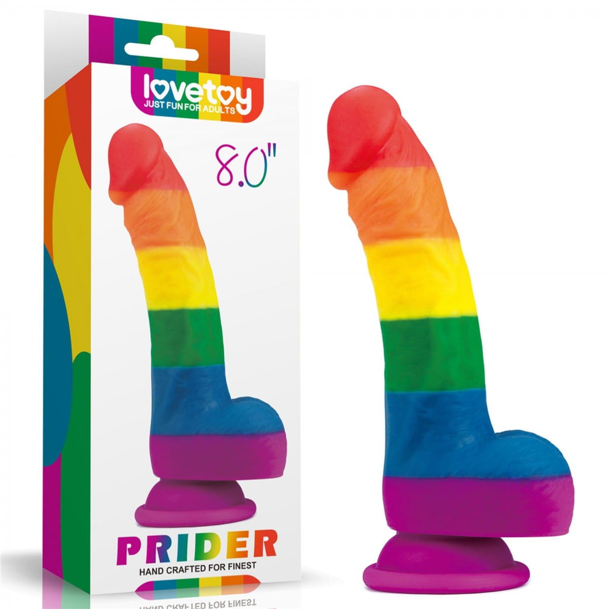 Kolorowe dildo Silikon Wymiary penisa 15/4 cm