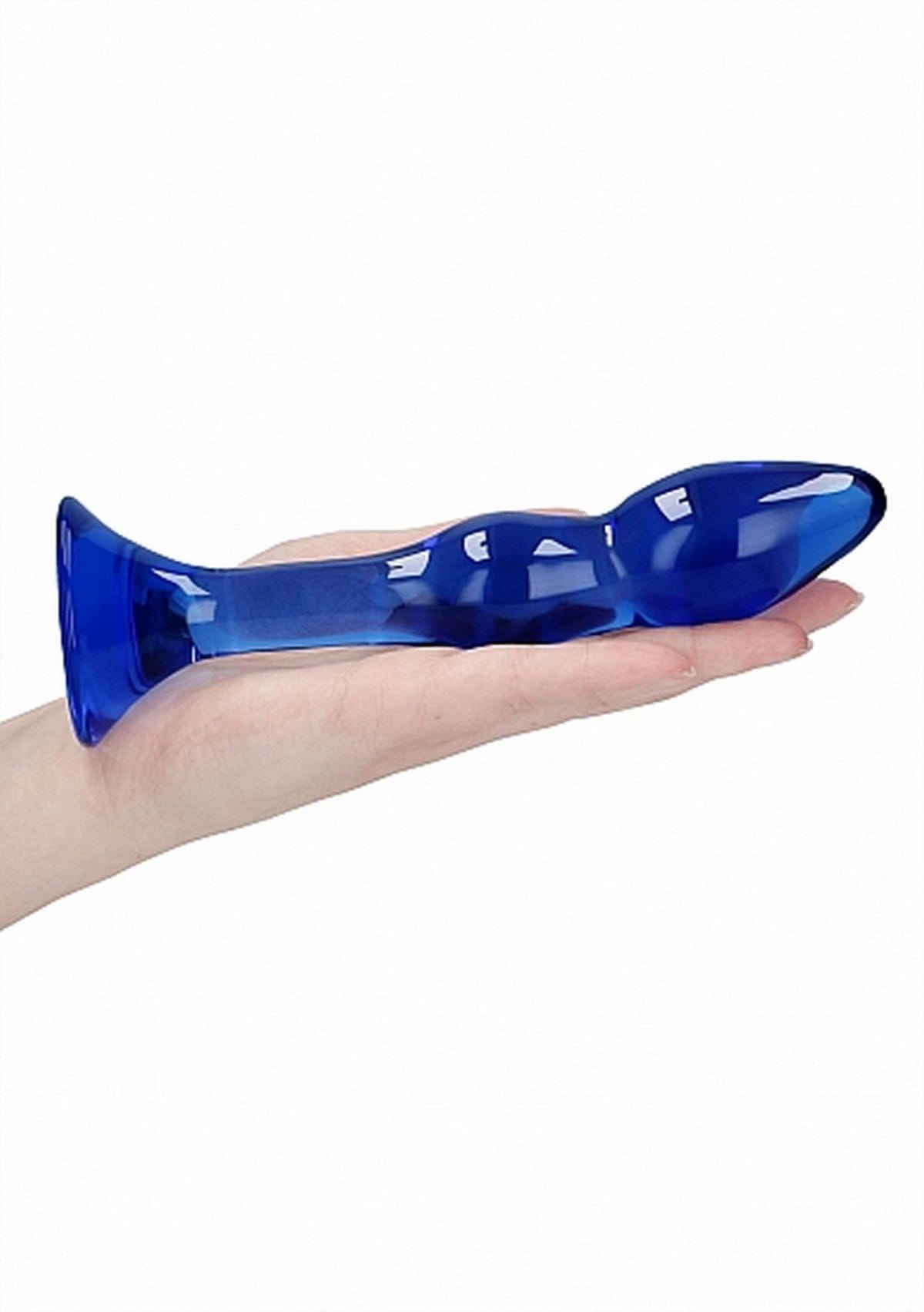 Szklane dildo analne 18 x 3,5 cm
