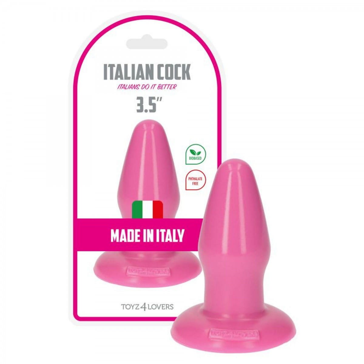 Różowy korek analny średnica 4,5 cm