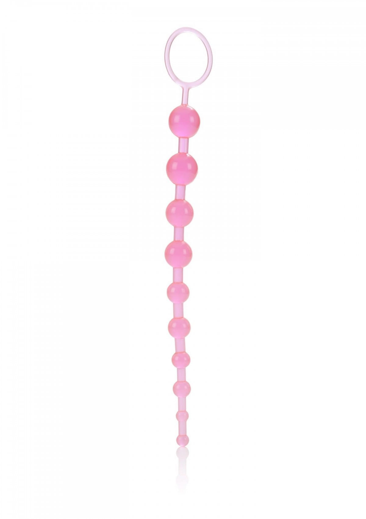 Szereg kulek analnych na giętkim trzonie Pink