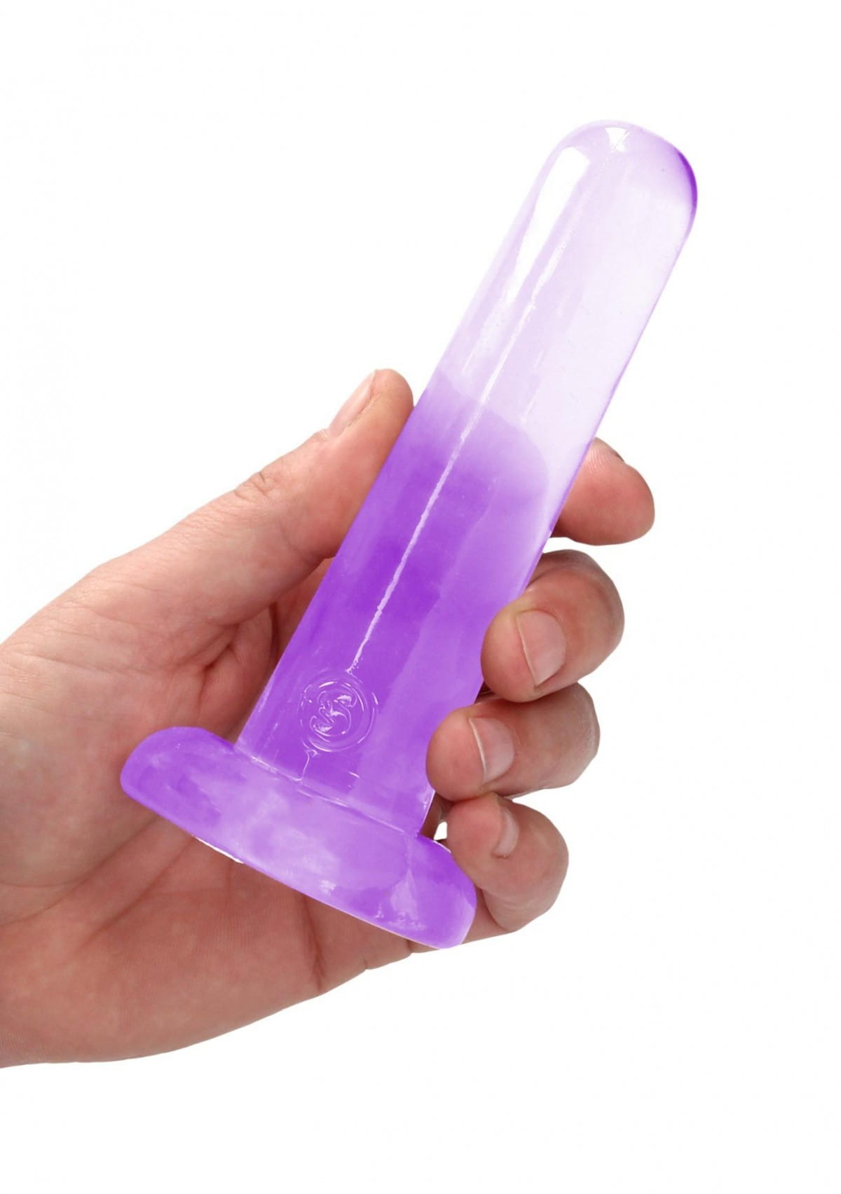 Żelowy prosty penis analny 13,5 cm