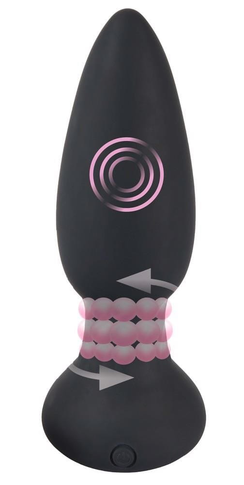 Zdalnie sterowany wibrator analny Wibracje/Rotacje