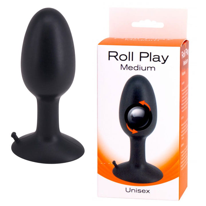 Korek analny z kulką Medium