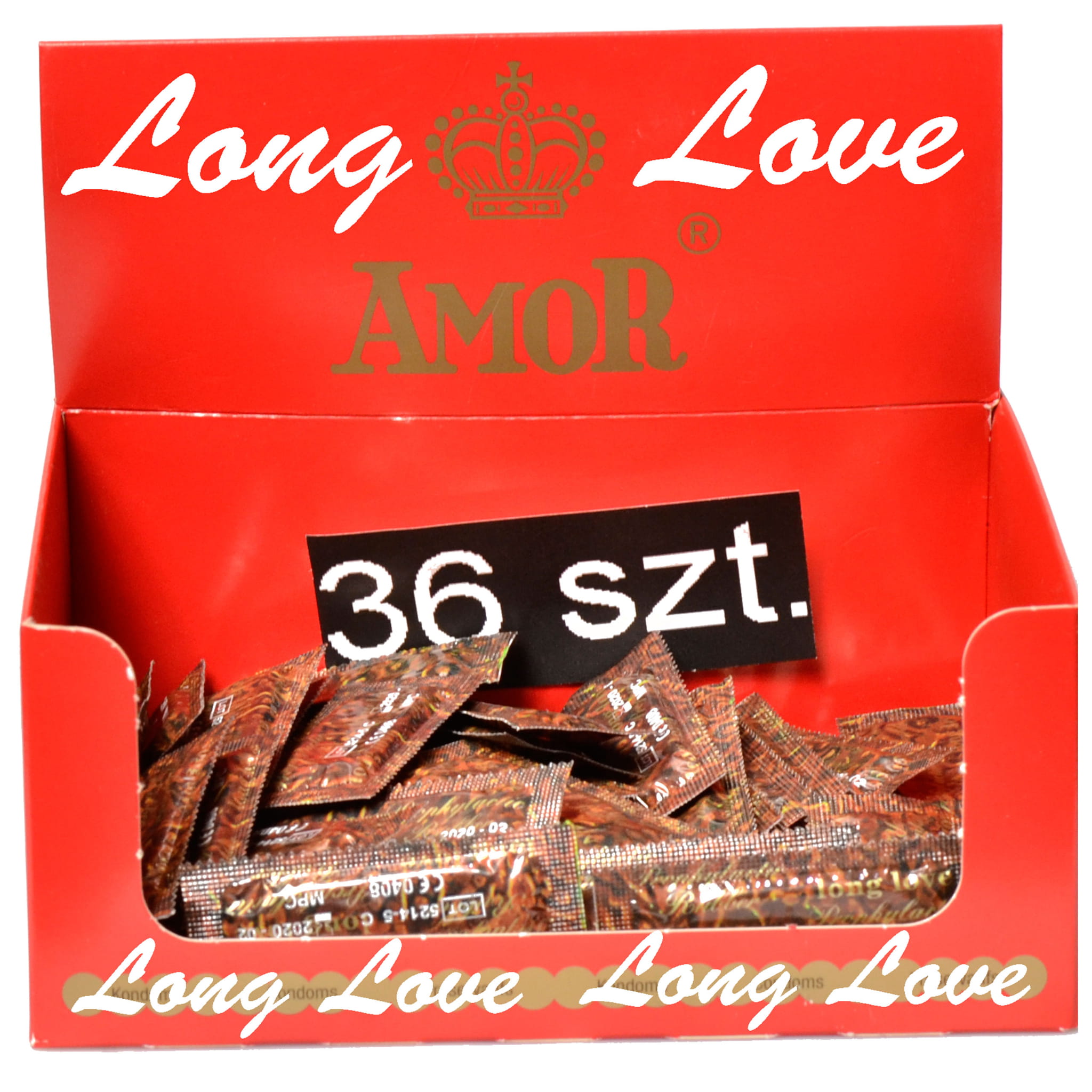 Amor Long Love Niemieckie prezerwatywy 36 szt